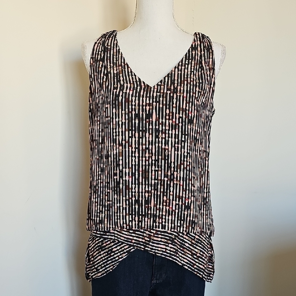Stylish Black and Pink Women's Top